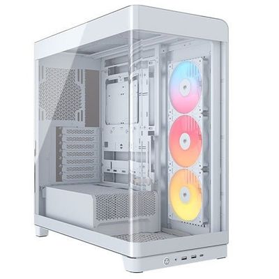 CORSAIR FRAME 4500X RS-R ARGB ATX Mid-Tower PC Case - White, White