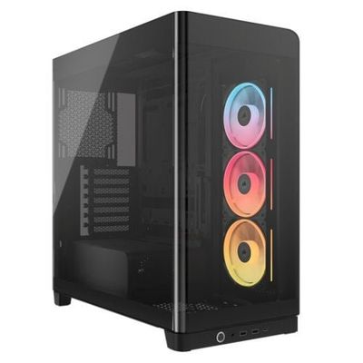 CORSAIR FRAME 4500X LX-R RGB ATX Mid-Tower PC Case - Black, Black