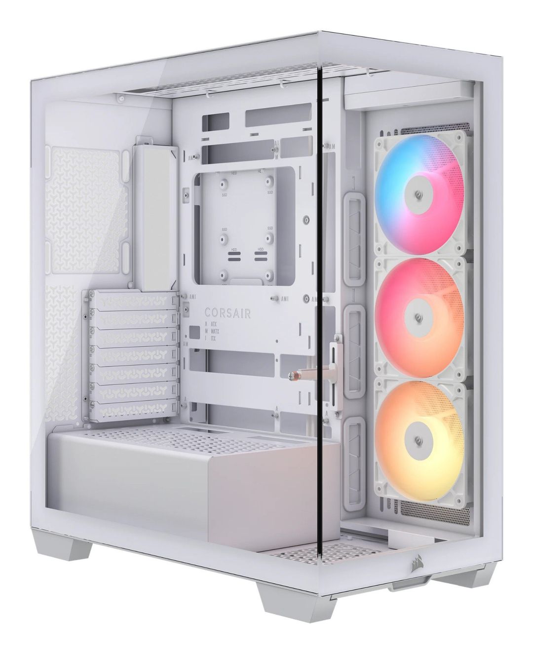 Corsair 3500X RS-R ARGB Midi Tower White - Image 1