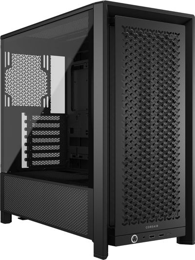 CORSAIR Frame 4000D ATX Mid-Tower PC Case - Black, Black