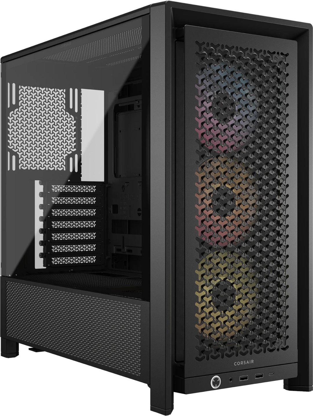 CORSAIR FRAME 4000D RS ARGB ATX Mid-Tower PC Case - Black, Black - Image 1