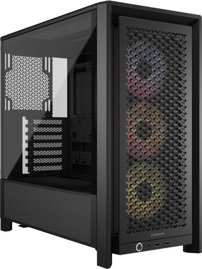 CORSAIR FRAME 4000D RS ARGB ATX Mid-Tower PC Case - Black, Black