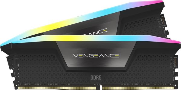 Corsair Vengeance RGB Black 16GB 5200MHz DDR5 Memory Kit (2x8GB)