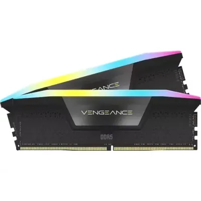 Corsair Vengeance RGB Black 16GB 5200MHz DDR5 Memory Kit (2x8GB) - Thumbnail 3