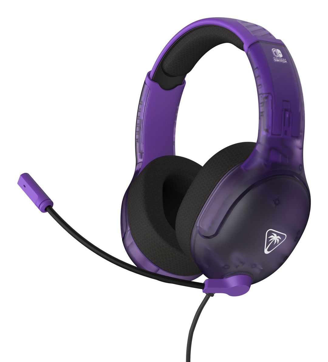 Turtle Beach Airlite Fit Ghost Purple Wired Gaming Headset with Flip-to-Mute Mic, Over-Ear Premium Comfort and 40mm Speakers. Officially Licensed for Nintendo Switch - Image 1