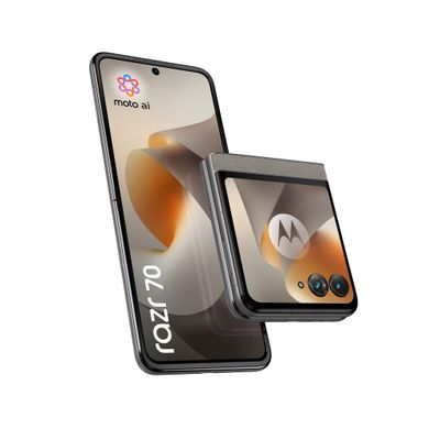 MOTOROLA Razr 70 256 GB, Hematite, Silver/Grey