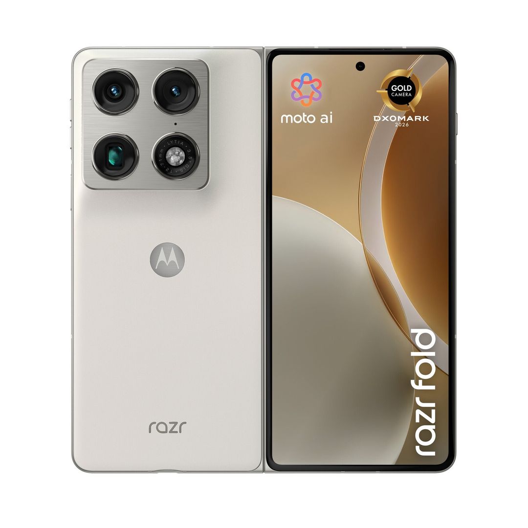 MOTOROLA RAZR Fold - 512 GB, Whitened Lily, White - Image 1