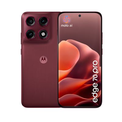 MOTOROLA Edge 70 Pro - 512 GB, Zinfadel, Red