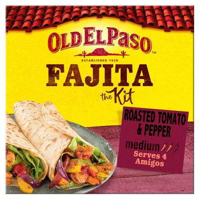Old El Paso Roasted Tomato & Pepper Fajita Kit 500g - Thumbnail 2