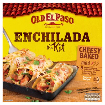 Old El Paso Cheesy Baked Enchilada Kit 663g - Thumbnail 2