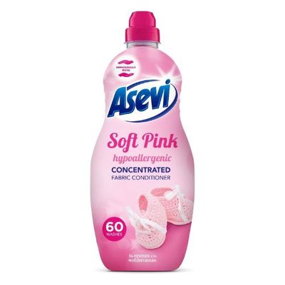 Asevi Fabric Conditioner - 1.38l / Soft Pink - Thumbnail 2