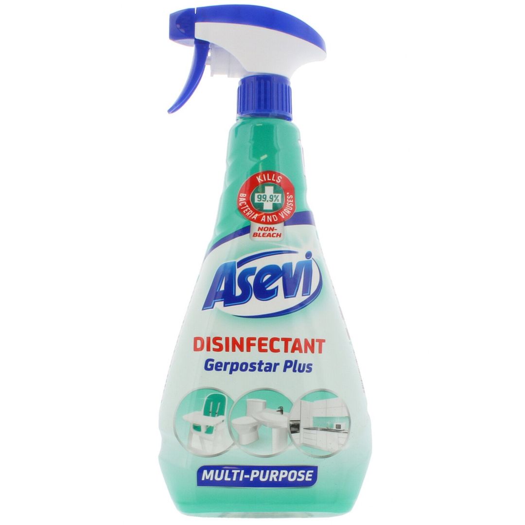 Asevi Multi Purpose Disinfect Spray 750ml - Blue - Image 1