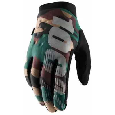 100% Brisker Cold Weather Long Finger MTB Cycling Gloves - Thumbnail 2