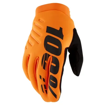 100% Brisker Cold Weather Long Finger Cycling Gloves - Thumbnail 2