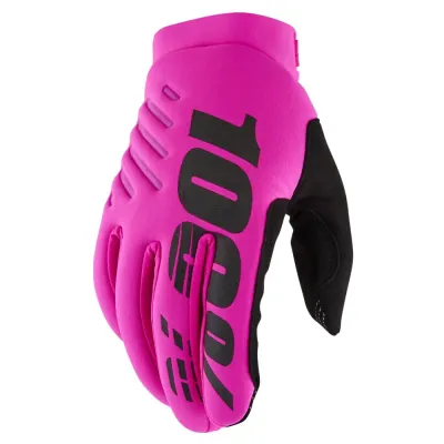 100% Brisker Cold Weather Long Finger Cycling Gloves - Thumbnail 2