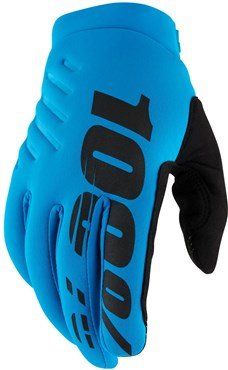 100 Percent Brisker Cold Weather MTB Gloves Turquoise - Thumbnail 2