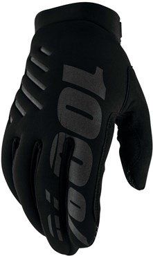 100% Brisker Cold Weather Youth Long Finger Cycling Gloves AW22 - Image 1