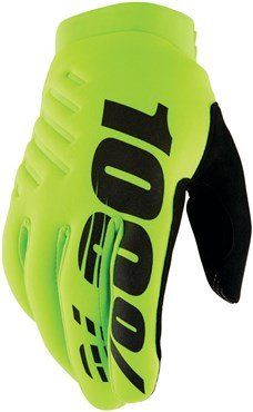 100% Brisker Cold Weather Youth Long Finger Cycling Gloves AW22 - Image 1