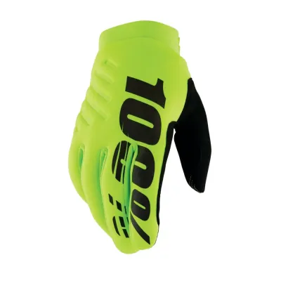 100% Brisker Cold Weather Youth Long Finger Cycling Gloves AW22 - Thumbnail 2