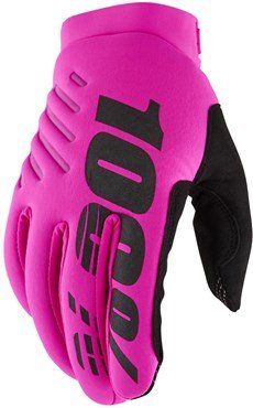 100% Brisker Cold Weather Womens Long Finger Cycling Gloves AW22 - Image 1