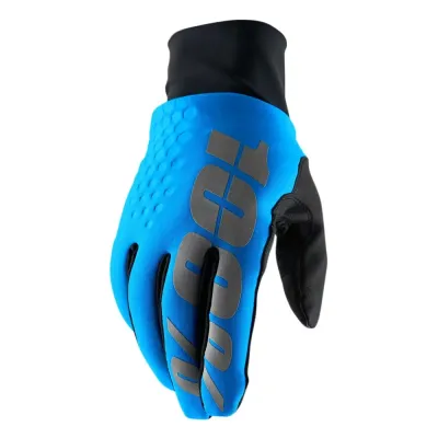 100 Percent Hydromatic Brisker MTB Gloves Blue
