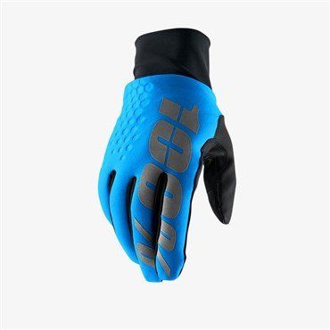 100 Percent Hydromatic Brisker MTB Gloves Blue - Thumbnail 2