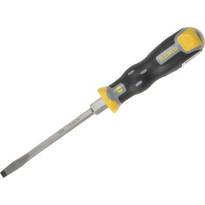 Bahco 038.065.125 Tekno+ Through Shank Screwdriver Flared Slotted Tip 6.5Mm X 125Mm