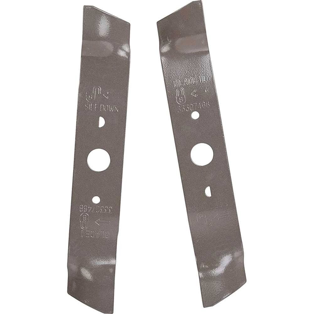 Greenworks Genuine Lawnmower Blades for G40LM49DB Pack of 2 - Image 1