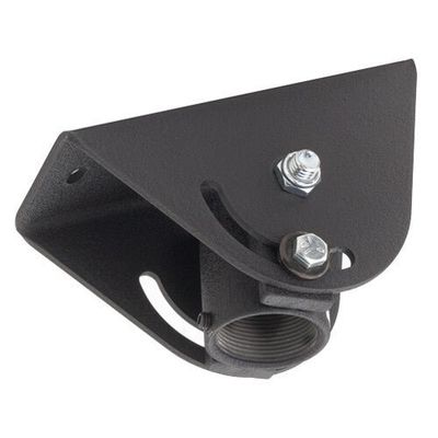 Angled Ceiling Plate Max Weight 227 Kg - Black