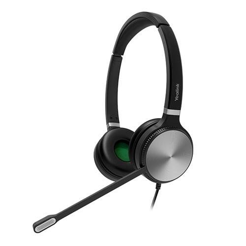 Yealink YHS36 Headset Wired Head-band Office/Call center Black. Silver - Image 1