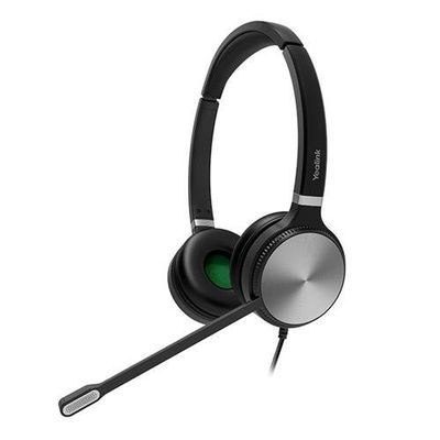 Yealink YHS36 Headset Wired Head-band Office/Call center Black. Silver