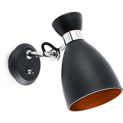 FARO BARCELONA Retro - beautiful wall lamp in black - Thumbnail 2