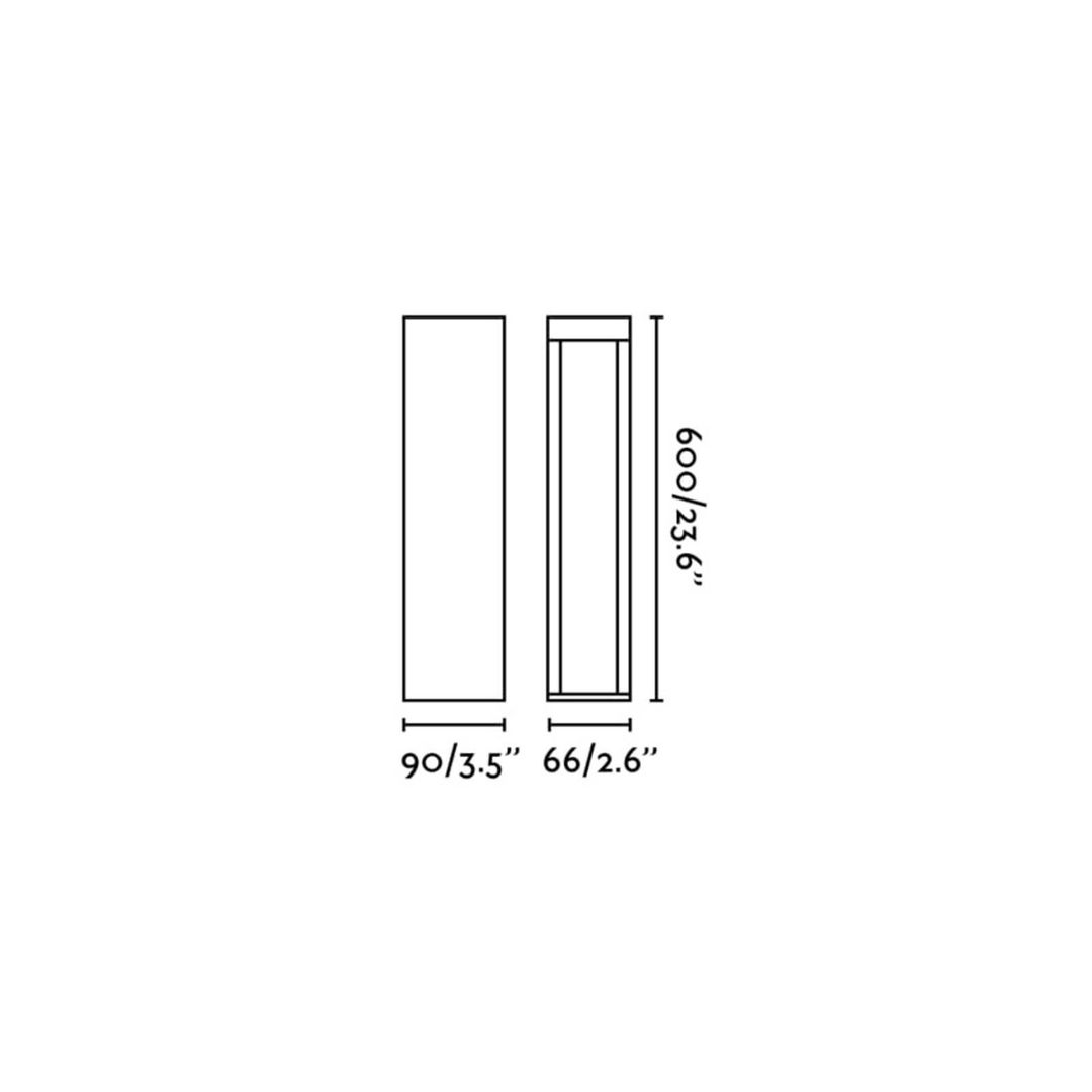 FARO BARCELONA Cerler LED pedestal light, brown, 60 cm, metal, IP65, CCT - Image 1