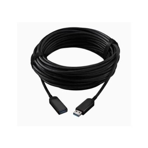 Lumens CAB-AOCU-ML USB cable USB 3.2 Gen 1 (3.1 Gen 1) 15 m USB A Blac - Image 1