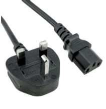 Opengear 440015 power cable Black 1.8 m BS 1363 IEC C13 - Image 1