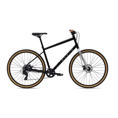 Marin Kentfield 1 Hybrid Bike 2023 BLACK/CHROME
