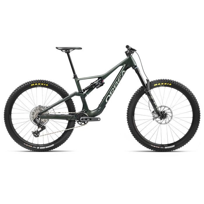 Orbea Rallon M11 AXS Full Suspension Mountain Bike - 2024 - (Matt-Gloss) - Blue Stone (Gloss), Medium - Image 1
