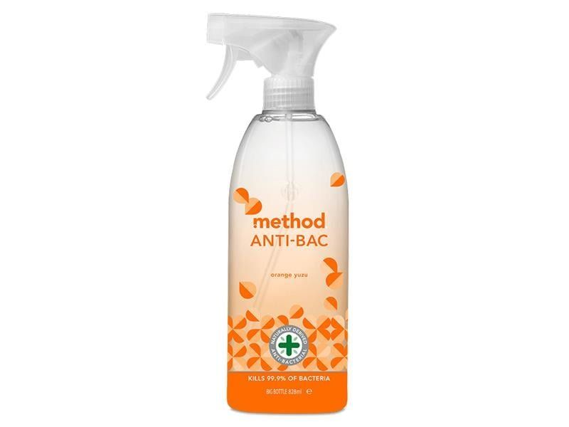 Method, Anti-Bacterial Surface Cleaner, 828ml, Orange Yuzu - Orange - Image 1