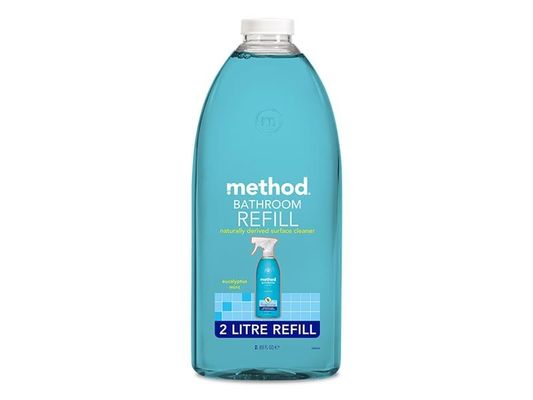 Method, Bathroom Cleaner Refill, 2L, Eco-Friendly - Blue