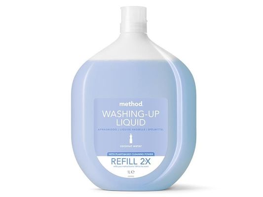 Method, Washing Up Liquid Refill, 1L, Coconut - Purple-1L