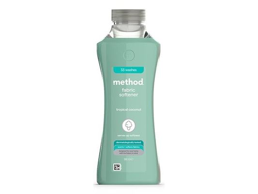 Method, Fabric Softener, Coconut, 0.99L, Recycled - White