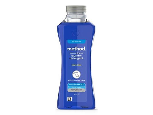 Method, Laundry Liquid, Berry, 0.99L, Biodegradable - Red