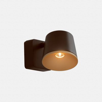 LEDS-C4 Drone LED wall light adjustable, brown
