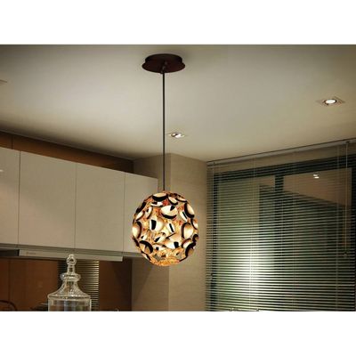 Schuller Valencia Narisa LED pendant light Ø 18 cm rose gold/brown - Thumbnail 2