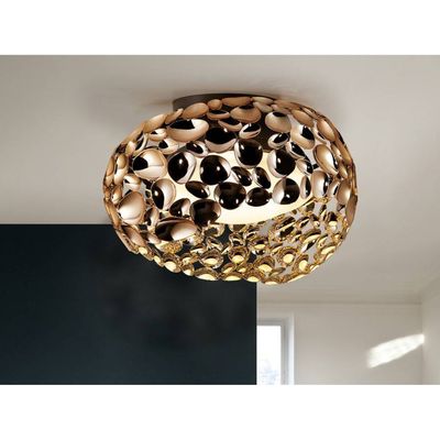 Schuller Valencia Narisa LED ceiling light, Ø 46 cm, rose gold - Thumbnail 2