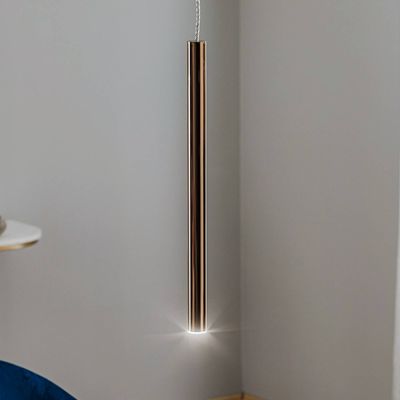 Schuller Valencia Varas LED pendant light, 1-bulb, gold