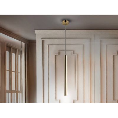 Schuller Valencia Varas LED pendant light, 1-bulb, gold - Thumbnail 2