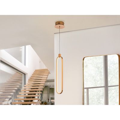 Schuller Valencia Colette LED pendant light, rose gold, 1-bulb - Thumbnail 2