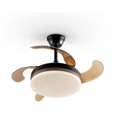 Schuller Valencia LED ceiling fan Vento black/bronze/smoke Ø 90 cm quiet - Thumbnail 2