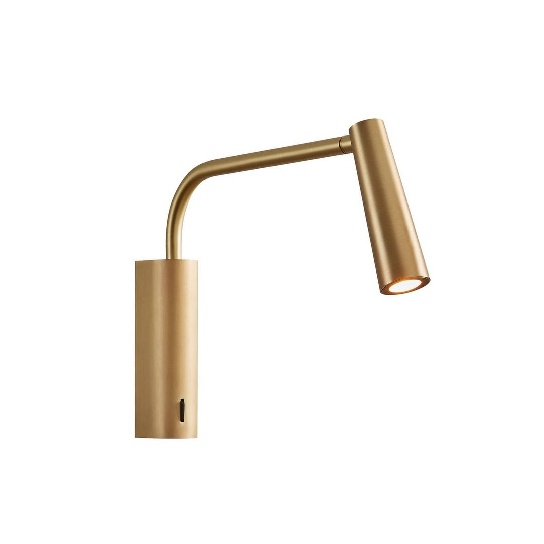 LEDS-C4 LED wall light Gama Extend, matt gold, aluminium - Image 1